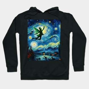 Fly Fairy at Starry Night Hoodie